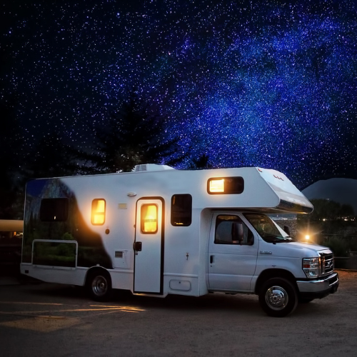 12V & 24V air conditioner for RV motorhome with solar panels and rooftop DC cooling for off-grid boondocking