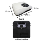 B-COOL 5RM rooftop air conditioner dimensions 27.5 x 27.5 x 5.9 inches 40 lbs
