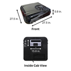 B-COOL X7RM interior evaporator unit — 12V 24V DC no-idle air conditioner and heater for truck cab and heavy equipment