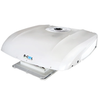 B-COOL 12RV 12V 24V DC rooftop no-idle air conditioner — quietest unit at 28 dB, RV square cut, aftermarket AC for motorhomes and campers