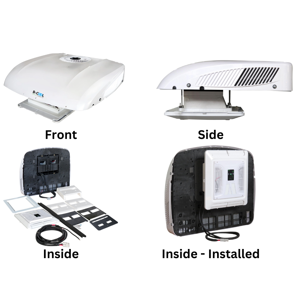B-COOL 12RV | 12V & 24V DC Powered Roof Mount AC for RVs & Vans