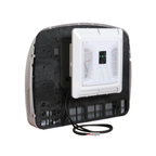 B-COOL 12RV interior evaporator unit — 12V 24V DC quietest no-idle air conditioner for RV motorhome and camper van ceiling