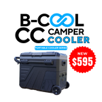 B-COOL CC Camper Cooler 45L portable compressor fridge freezer for trucks RVs and overlanding — 12V 24V DC R134a -20°C to 40°C - ONLY $595