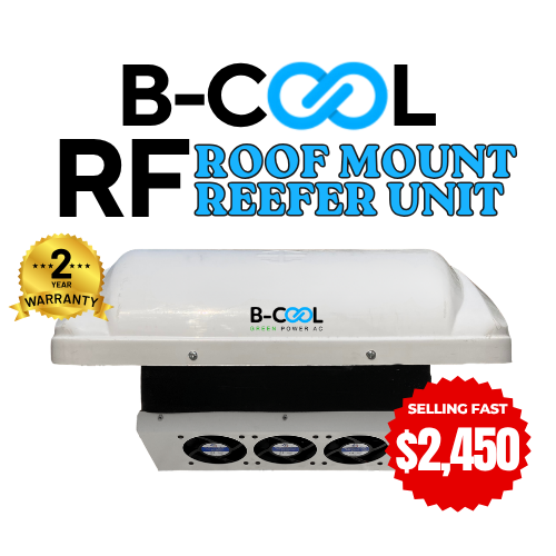 B-COOL RF 12V DC Mobile Refrigeration Unit | Rooftop Reefer for Cargo Vans & Delivery Trucks