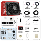 B-COOL WMB ST split air conditioner complete kit condenser evaporator blower motor hoses