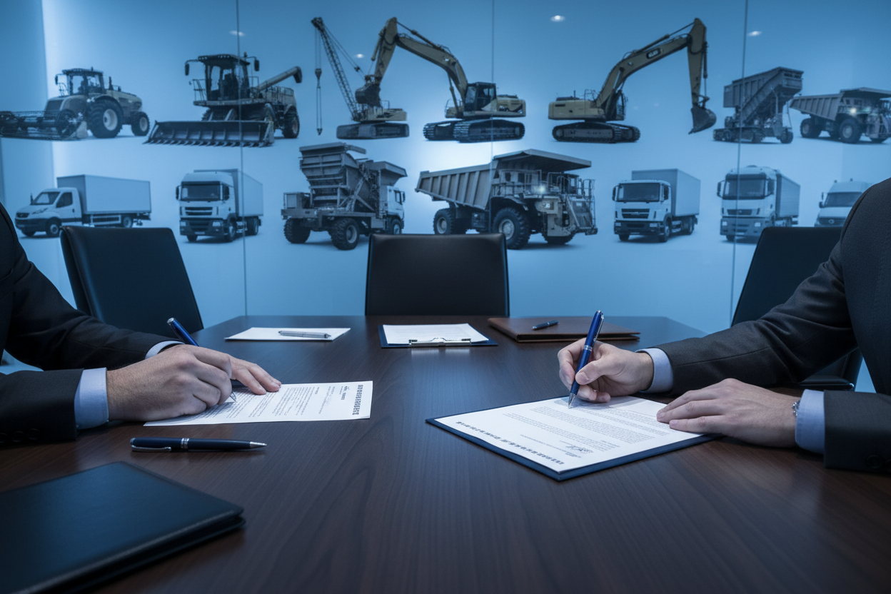 Signing partnership with multi-industry vehicles